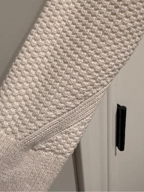 LOFT Cream Sweater with Red Floral Back - Picture 5 of 9